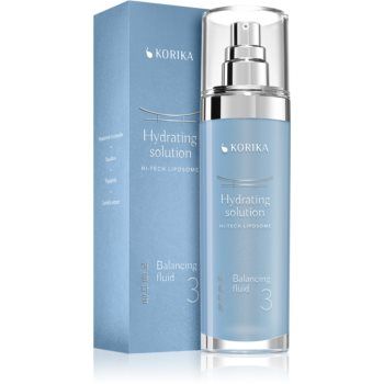 KORIKA HI-TECH LIPOSOME Hydrating solution Balancing fluid emulsie hidratantă lejeră