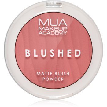 MUA Makeup Academy Blushed Powder Blusher fard de obraz sub forma de pudra