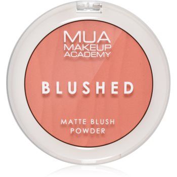 MUA Makeup Academy Blushed Powder Blusher fard de obraz sub forma de pudra