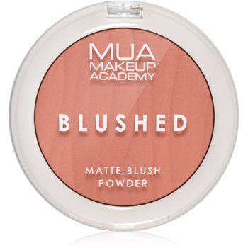 MUA Makeup Academy Blushed Powder Blusher fard de obraz sub forma de pudra ieftin