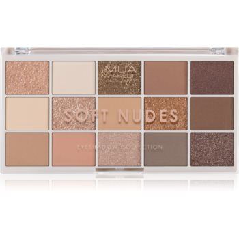 MUA Makeup Academy Professional 15 Shade Palette paletă cu farduri de ochi
