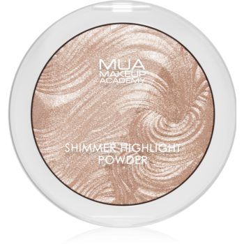 MUA Makeup Academy Shimmer Pudra compacta ce ofera luminozitate ieftin