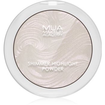 MUA Makeup Academy Shimmer Pudra compacta ce ofera luminozitate