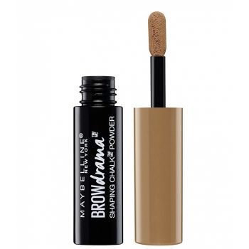 Pudra pentru sprancene Maybelline New York Brow Drama Shaping Chalk, 110 Soft Brown, 1 g de firma original