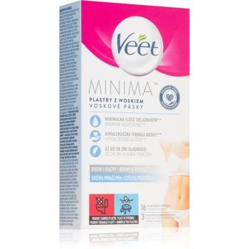 Veet Minima Hypoallergenic benzi depilatoare cu ceară, pentru zona inghinală la reducere