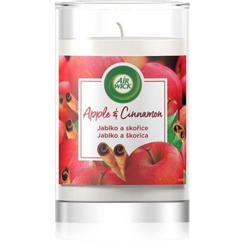 Air Wick Apple & Cinnamon lumânare parfumată