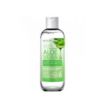 Apa micelara demachianta, cu extract de aloe vera, vegana, Revers, 500 ml