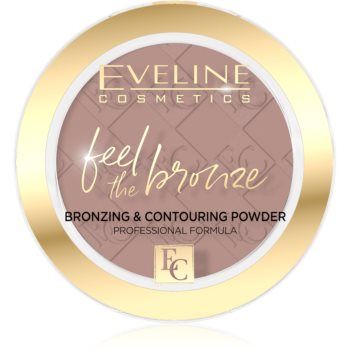 Eveline Cosmetics Feel The Bronze pudră pentru de bronz și contur ieftin