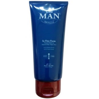 Gel de fixare natural cu stralucire ridicata - Chi Man In Fine Form Man, 177ml ieftin