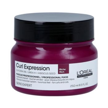 Masca de par - L'oreal Professionnel Curl Expression Hair Rich Mask, 250ml de firma originala