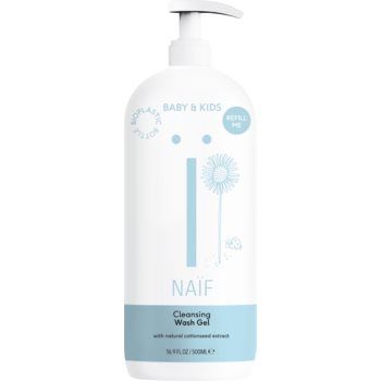 Naif Baby & Kids Cleansing Wash Gel gel pentru spălarea și curățarea copiilor și a bebelușilor