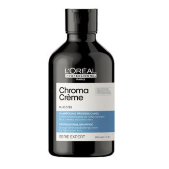 Sampon Neutralizator Reflexe Portocalii - L'Oréal Professionnel Serie Expert Chroma Crème Blue Dyes, 300 ml la reducere