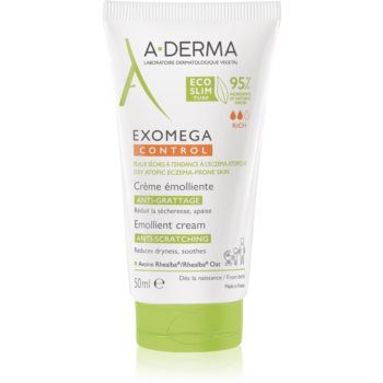 A-Derma Exomega Control cremă hidratantă pentru piele foarte sensibila sau cu dermatita atopica