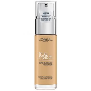 Fond de ten L'oreal Paris True Match Super-Blendable Foundation nuanta 4.D/4.W Warm Undertone, 30ml