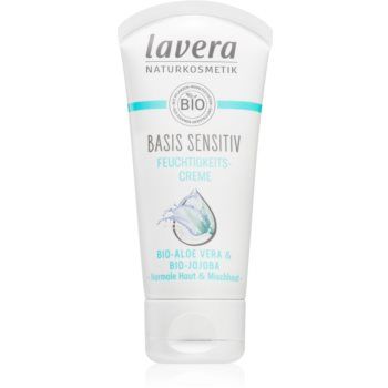 Lavera Basis Sensitiv crema de fata hidratanta pentru piele normală și mixtă