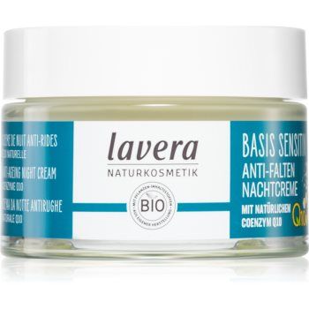 Lavera Basis Sensitiv Q10 crema de noapte pentru fata cu coenzima Q10