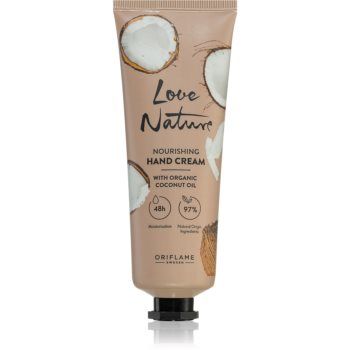 Oriflame Love Nature Organic Coconut Oil cremă hrănitoare pentru mâini