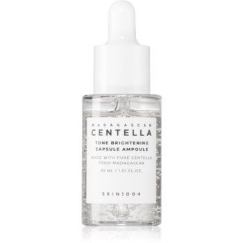 SKIN1004 Madagascar Centella Tone Brightening Capsule Ampoule ser hidratant pentru strălucirea și netezirea pielii