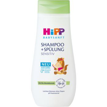 Hipp Babysanft Sensitive sampon si balsam pentru nou-nascuti si copii