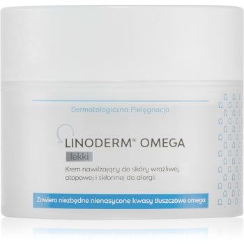 Linoderm Omega Light Cream crema de fata usoara pentru piele sensibilă ieftin