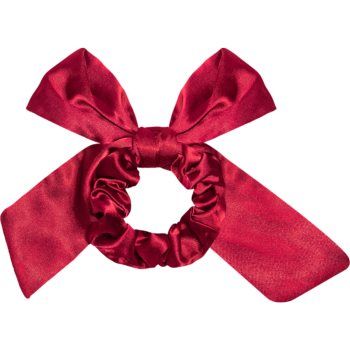 Notino Grace Collection Satin bow scrunchie inel de par invizibil