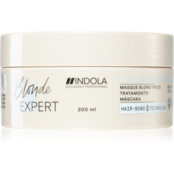 Indola Blond Expert Insta Cool masca de par hranitoare pentru nuante inchise de blond