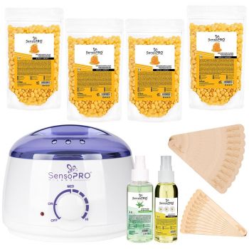 Kit Epilare Ceara Total Honey Skin, SensoPRO Milano