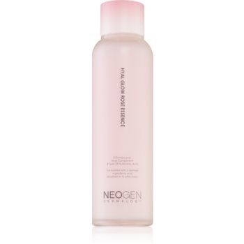 Neogen Dermalogy Hyal Glow Rose Essence emulsie hidratanta cu apă de trandafiri