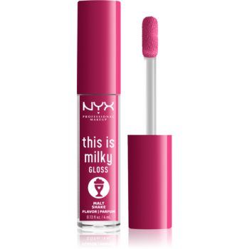 NYX Professional Makeup This is Milky Gloss Milkshakes lip gloss hidratant produs parfumat ieftin