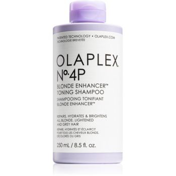 Olaplex N°4P Blond Enhancer Toning Shampoo sampon tonifiant cu violete neutralizeaza tonurile de galben ieftin