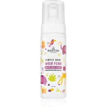 SANTINI Cosmetic Gentle Baby spuma de curatare cu aloe vera