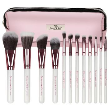 Set 12 Pensule Machiaj SensoPRO Milano Deluxe + Borseta CADOU