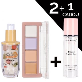 Set Fond de Ten, Corector & Primer Hidratant - 2 + 1 CADOU