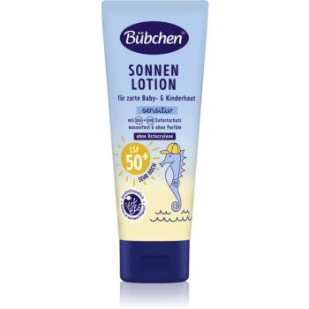 Bübchen Sensitive Sun Lotion SPF 50+ loțiune de protecție solară pentru copii