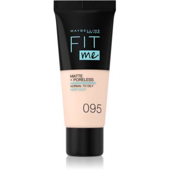 MAYBELLINE NEW YORK Fit Me! Matte+Poreless machiaj mat pentru piele normală și grasă