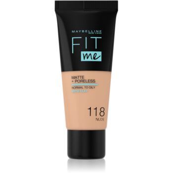 Maybelline Fit Me! Matte+Poreless machiaj mat pentru piele normală și grasă