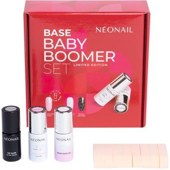 NEONAIL XMAS Set Base Baby Boomer Set set cadou (pentru unghii)