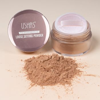 Pudra Pulbere Fixare Machiaj Ushas Loose Setting Powder #04 Pudra Pulbere Fixare Machiaj Ushas Loose Setting Powder #04