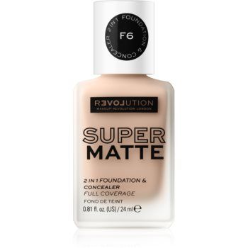 Revolution Relove Super Matte Foundation machiaj matifiant de lungă durată