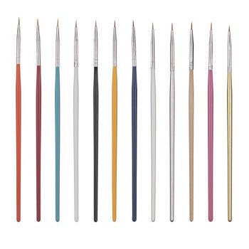 Set 12 Pensule Eyeliner SensoPRO Milano, Rainbow Set 12 Pensule Eyeliner SensoPRO Milano, Rainbow