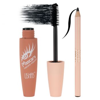 Set 2 in 1 Mascara si Creion Contur Ochi, Ushas