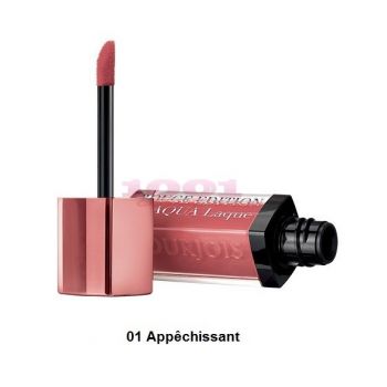 BOURJOIS ROUGE EDITION AQUA LAQUE APPECHISSANT 01