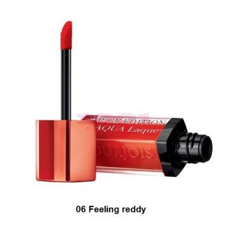 BOURJOIS ROUGE EDITION AQUA LAQUE FEELING REDDY 06