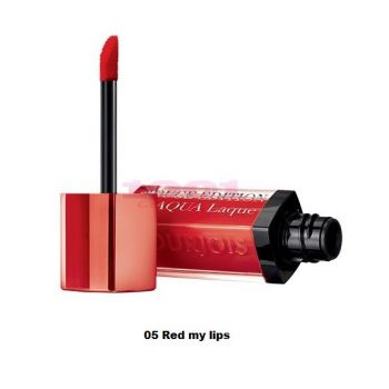 BOURJOIS ROUGE EDITION AQUA LAQUE RED MY LIPS 05 ieftin