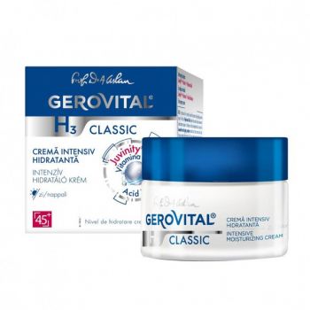 GEROVITAL H3 CLASSIC CREMA INTENSIV HIDRATANTA de firma originala