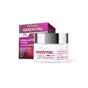 GEROVITAL H3 EVOLUTION CREMA ANTIRID INTENS HIDRATANTA CU SPF 10 de firma originala