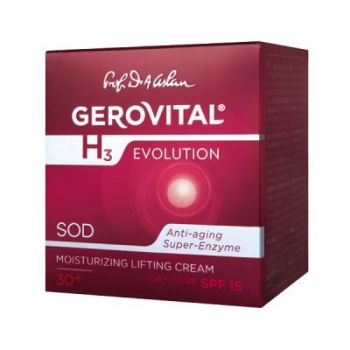 GEROVITAL H3 EVOLUTION CREMA LIFT HIDRATANTA DE ZI FP 10 de firma originala