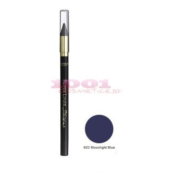 LOREAL SUPERLINER SILKISSIME MOONLIGHT BLUE 603 de firma original