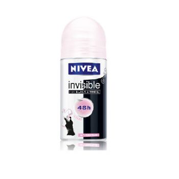 NIVEA INVISIBLE FOR BLACK & WHITE CLEAR ANTIPERSPIRANT WOMEN ROLL ON de firma original