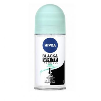 NIVEA INVISIBLE FOR BLACK & WHITE FRESH 48H ANTIPERSPIRANT WOMEN ROLL ON ieftin